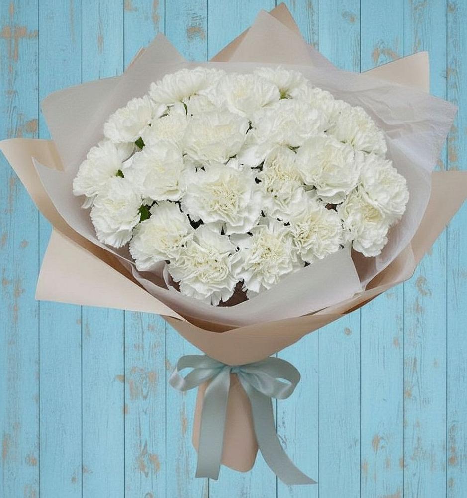 Букет цветов из: Гвоздики в Синдор