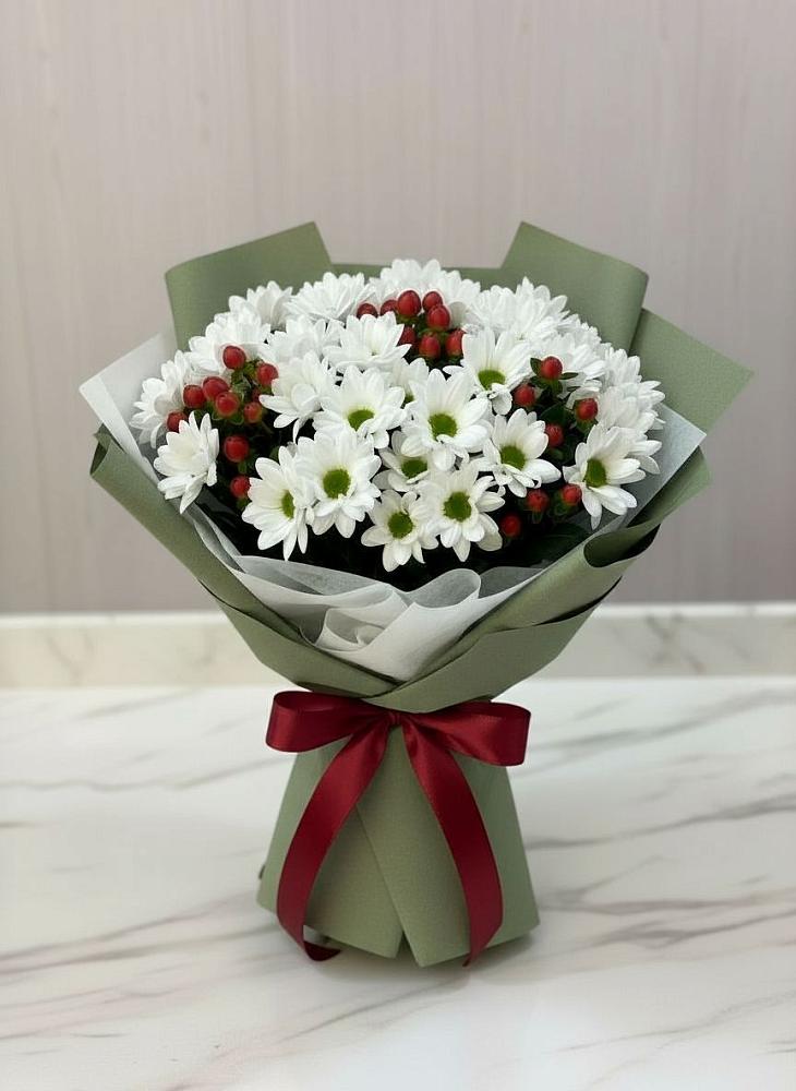 Букет цветов из: Хризантемы в Синдор