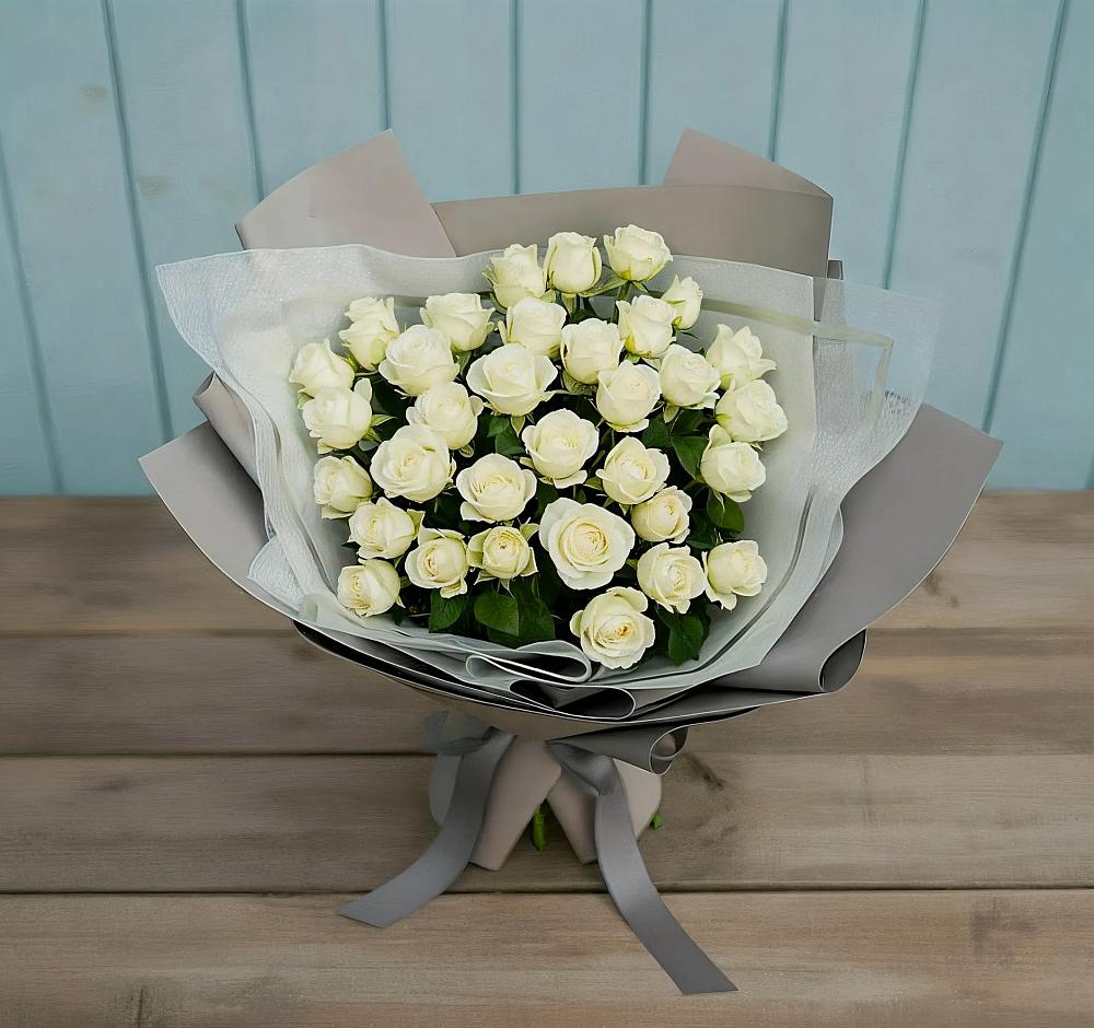 Букет Белоснежная нежность в Синдор