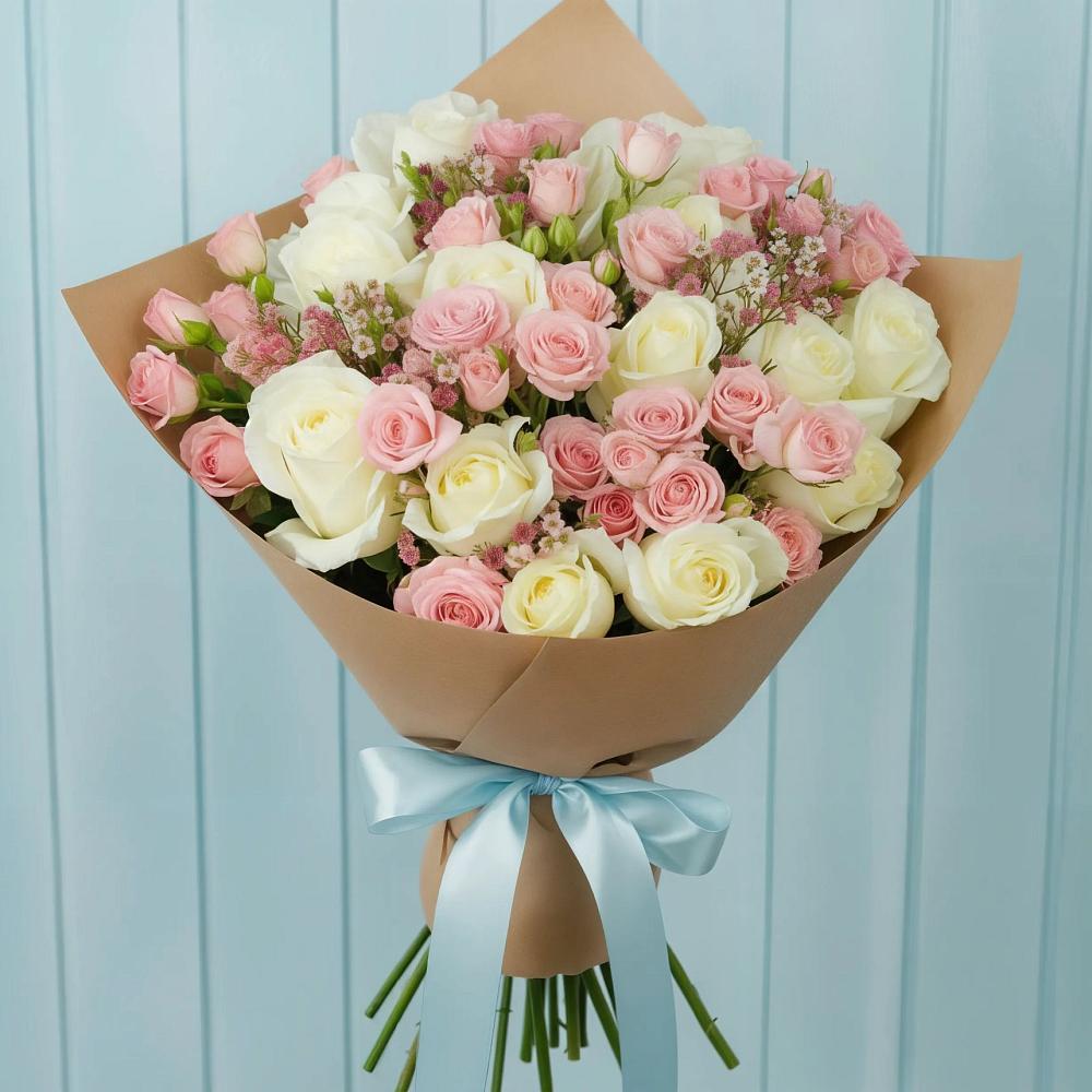 Букет цветов из: Розы в Синдор