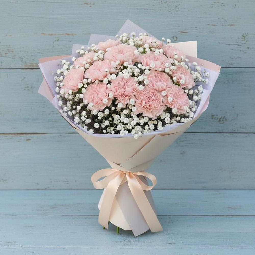 Букет цветов из: Гвоздики в Синдор