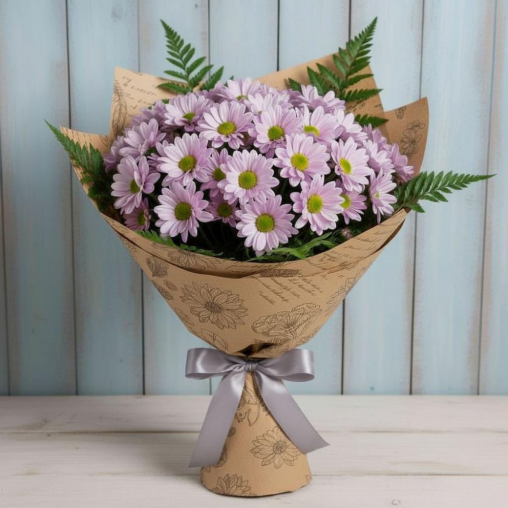 Букет цветов из: Хризантемы в Синдор
