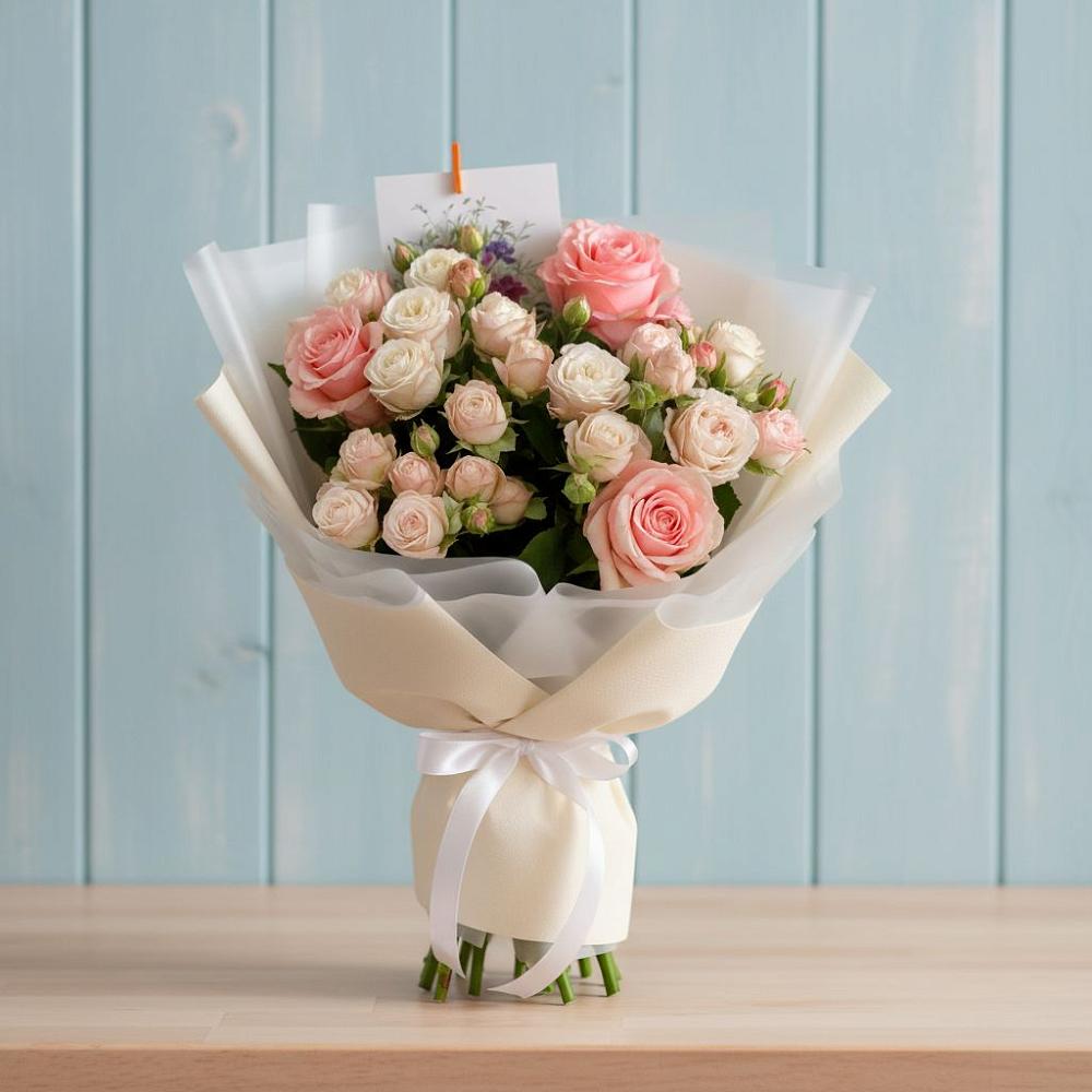 Букет цветов из: Розы в Синдор