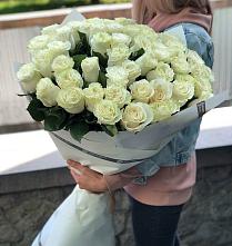 Букет 35 Белых роз #REPLACE_PRED# Синдор