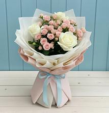 Букет цветов из:  Розы в Синдор