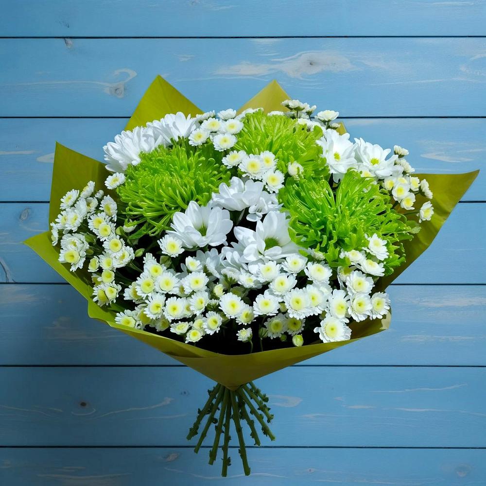 Букет цветов из: Хризантемы в Синдор