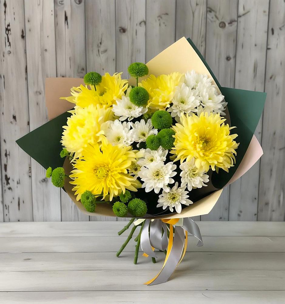 Букет цветов из: Хризантемы в Синдор