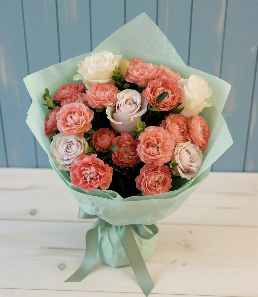 Букет цветов из: Розы в Синдор