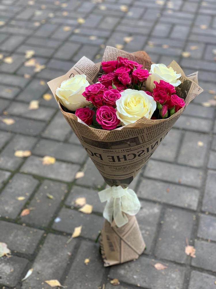 Букет цветов из: Розы в Синдор